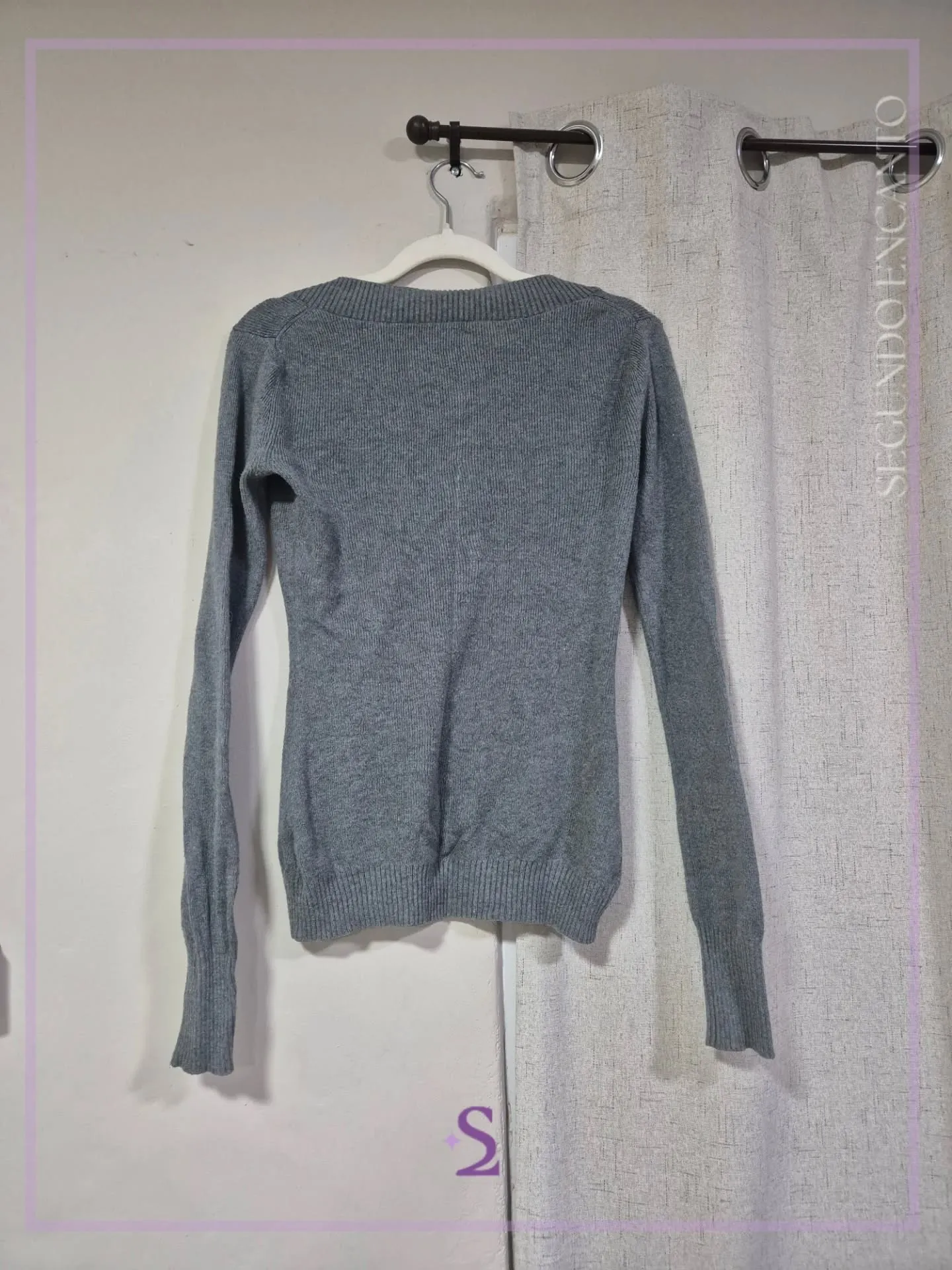 Sueter gris M - Image 7