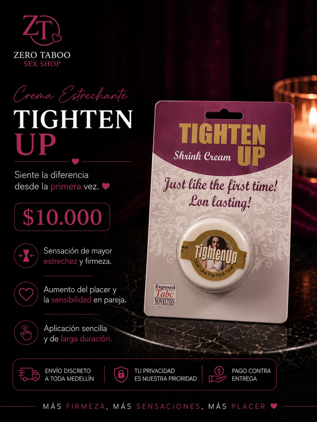 Línea Reafirmante Íntima Tighten Up (Gel o Crema) - Image 1