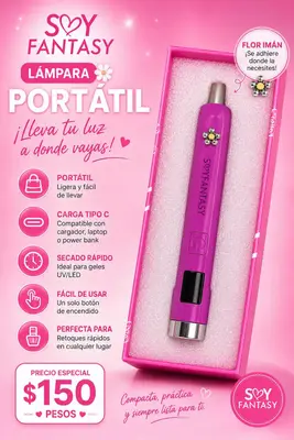 LAMPARA PORTATIL FANTASY NAILS 