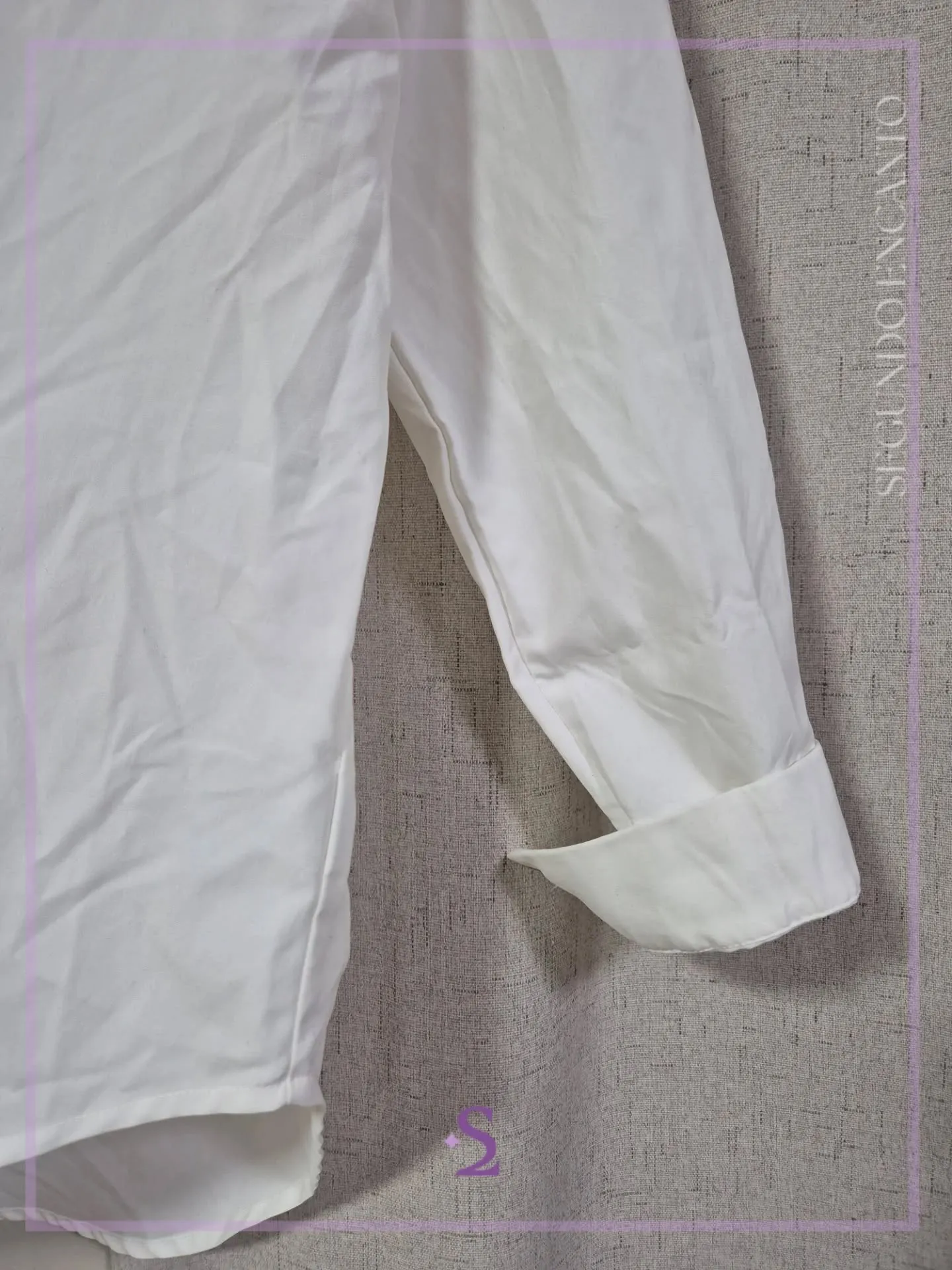Camisa blanca L oversized - Image 6