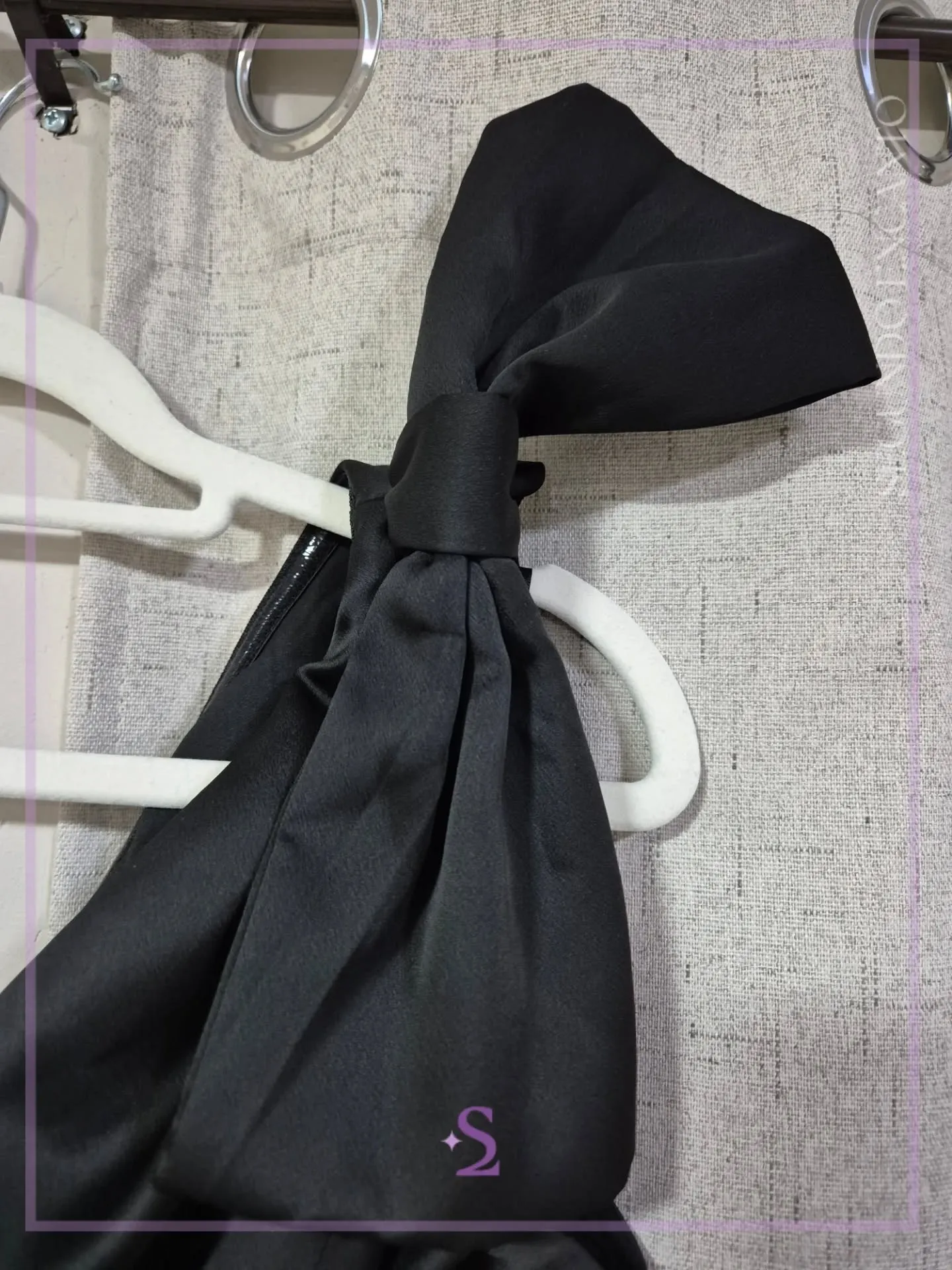 Blusa de un hombro con moño L/M - Image 4