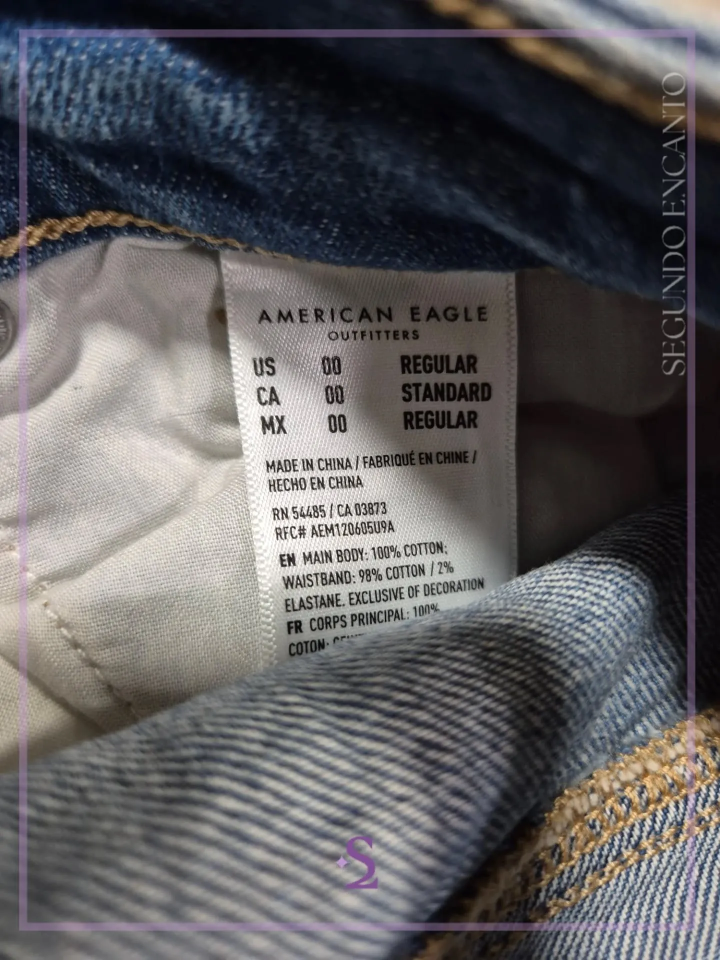 Mom jean XS S American Eagle como nuevo - Image 2