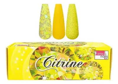 COLECCION CITRINE FANTASY NAILS