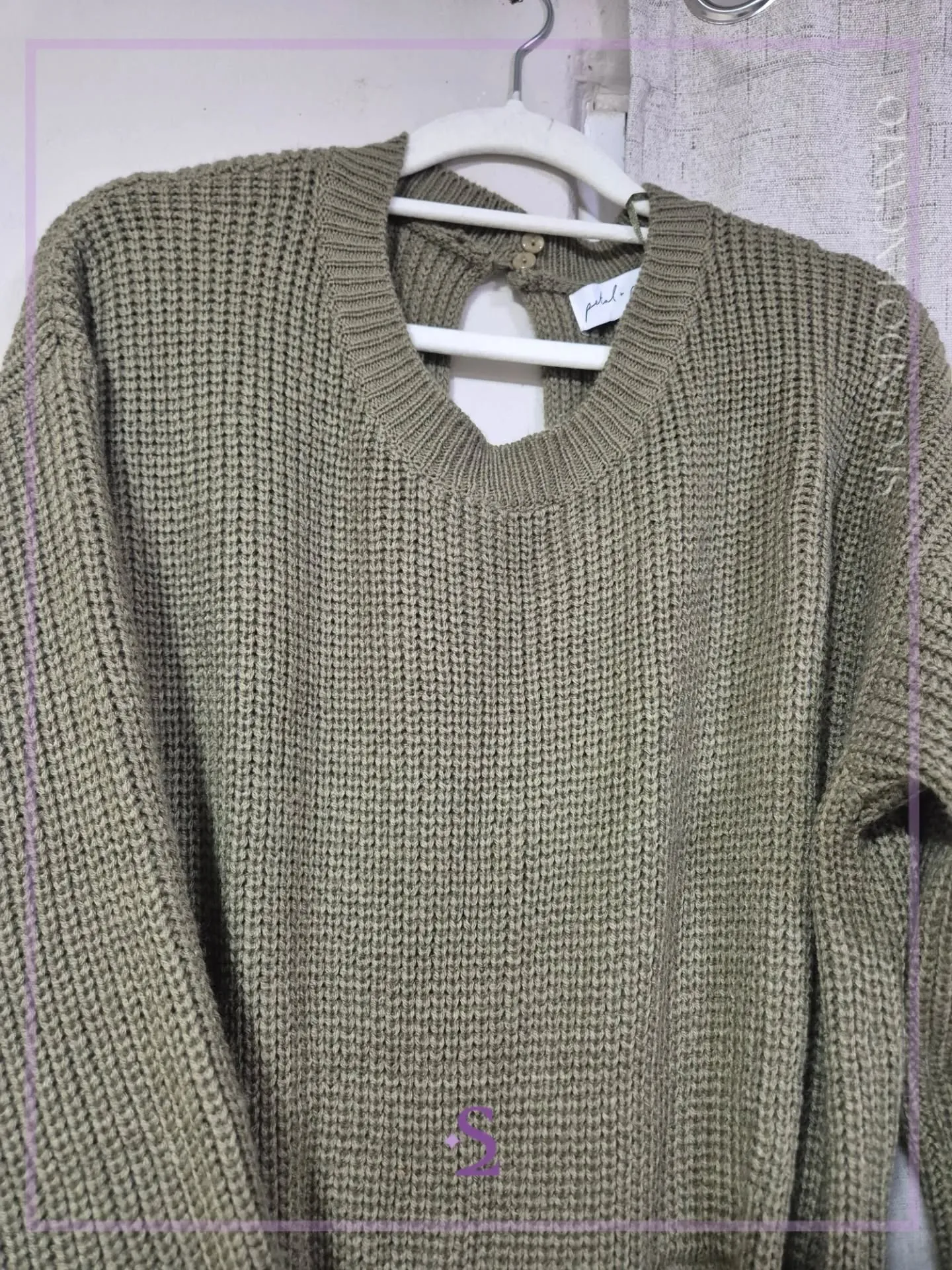 Romper verde tejido M/L grande - Image 2