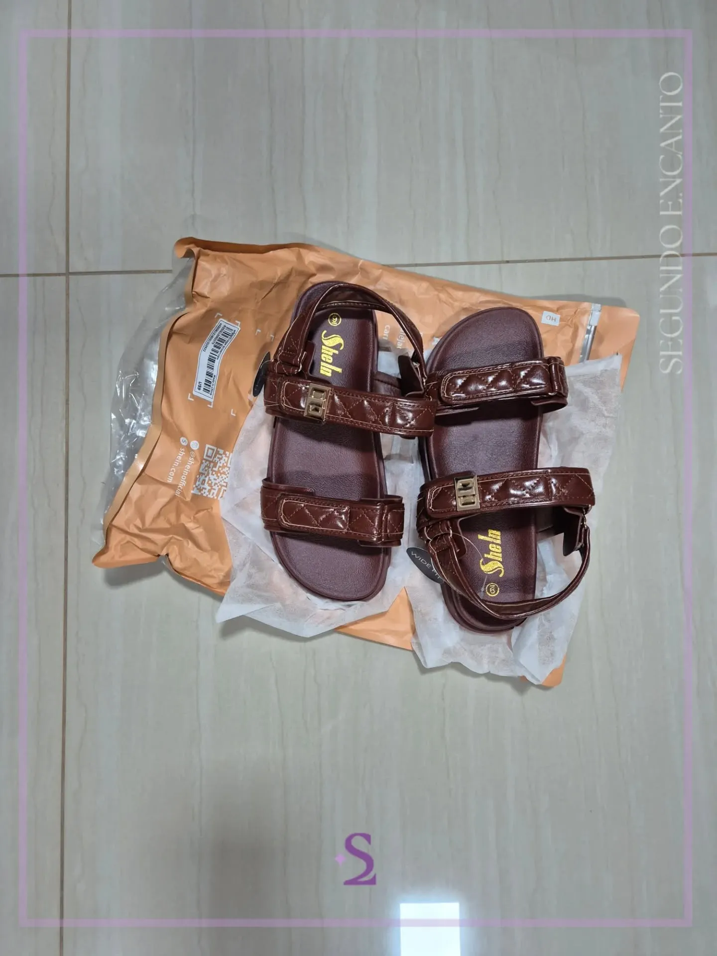 Sandalias marrones nuevas US9 - Image 2