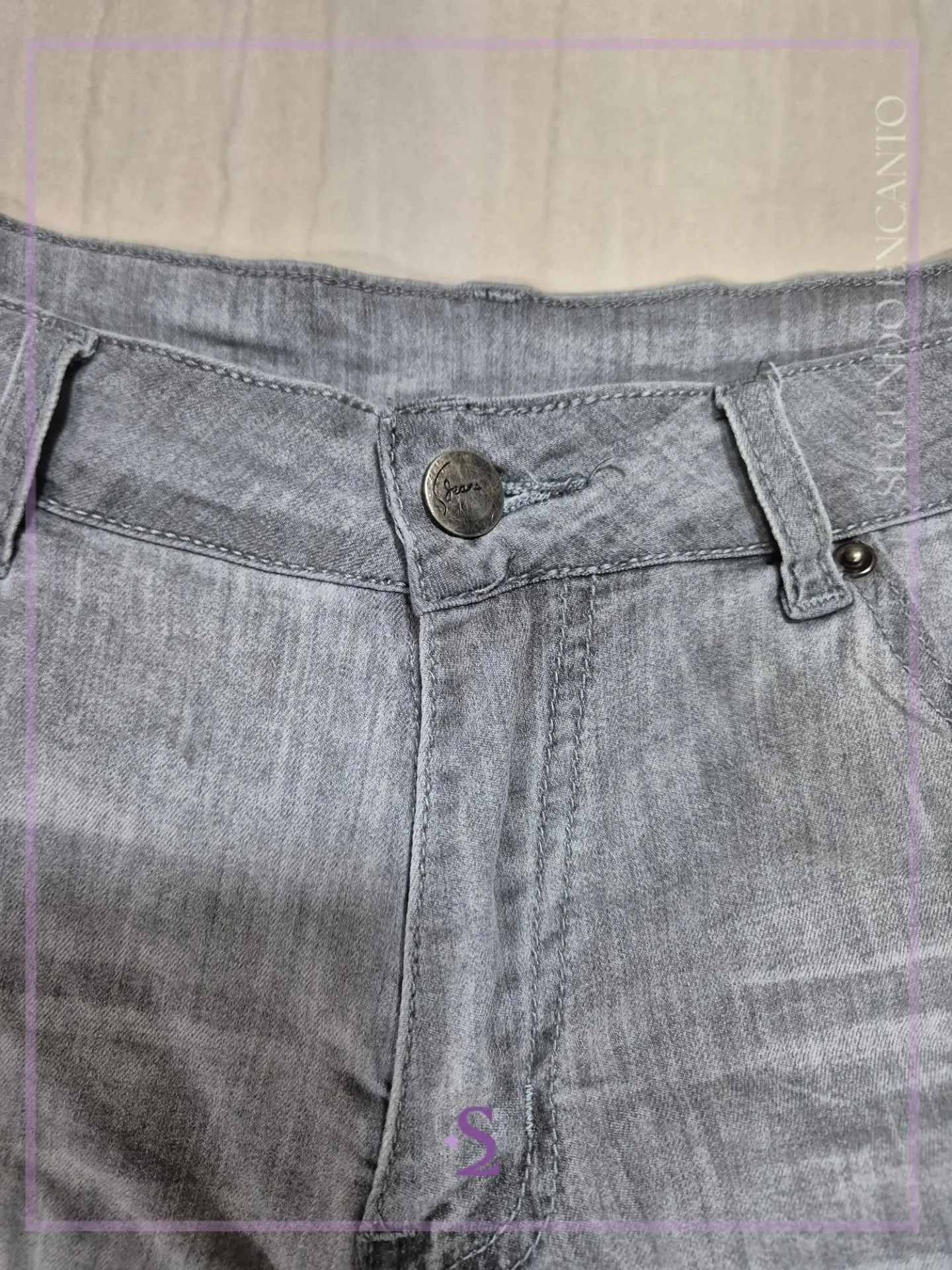 Short corto color gris L - Image 2