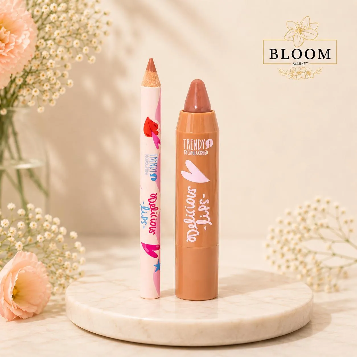 Kit de Labios Delicious Lips Crayola y Delineador Trendy - Image 1