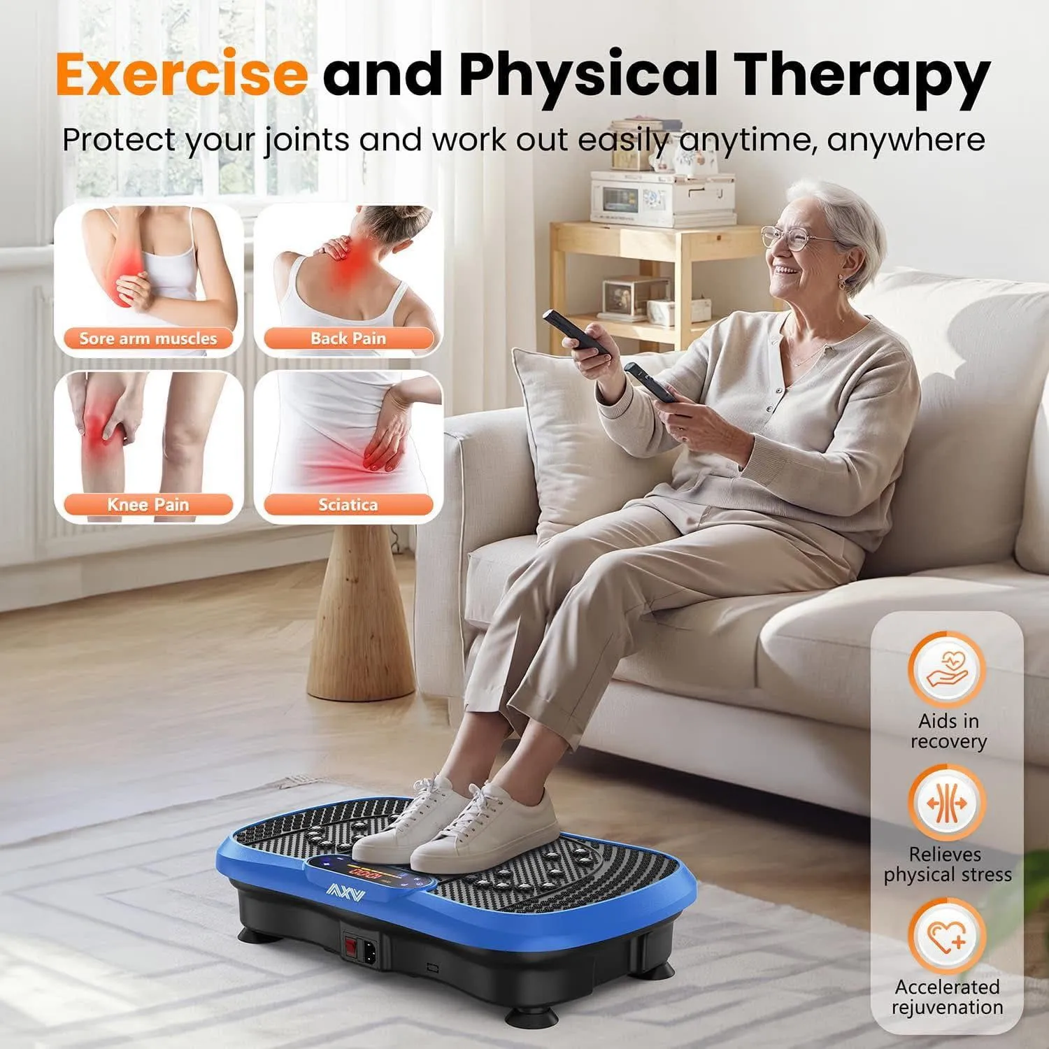 Plataforma vibratoria Fitness Platform AXV Vibration Plate Pro - Image 2