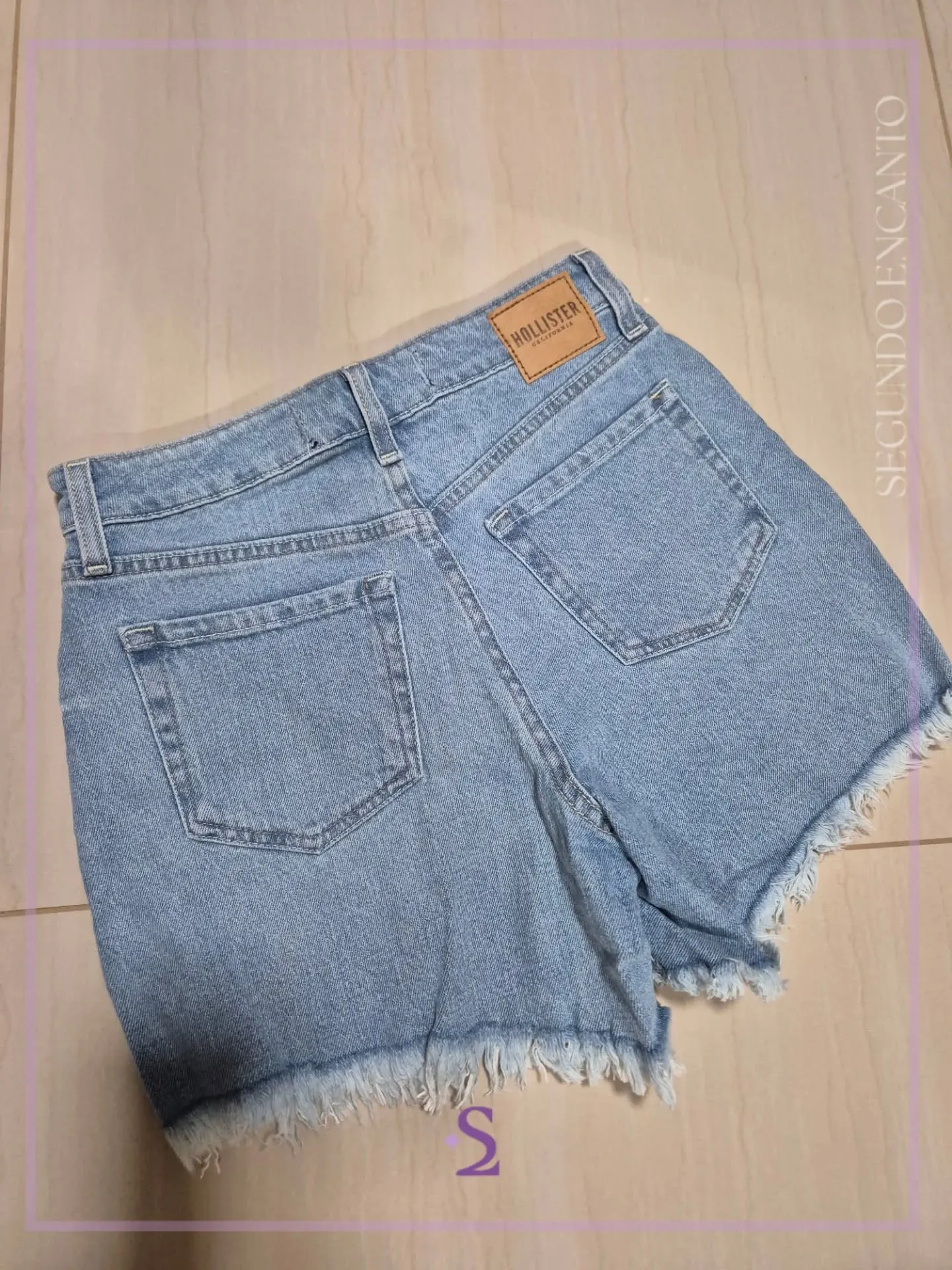 Short denim nuevo S hollister - Image 2