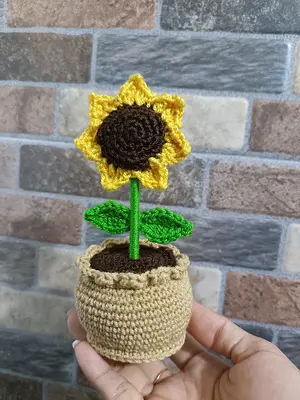 Mini Maceta Girasol