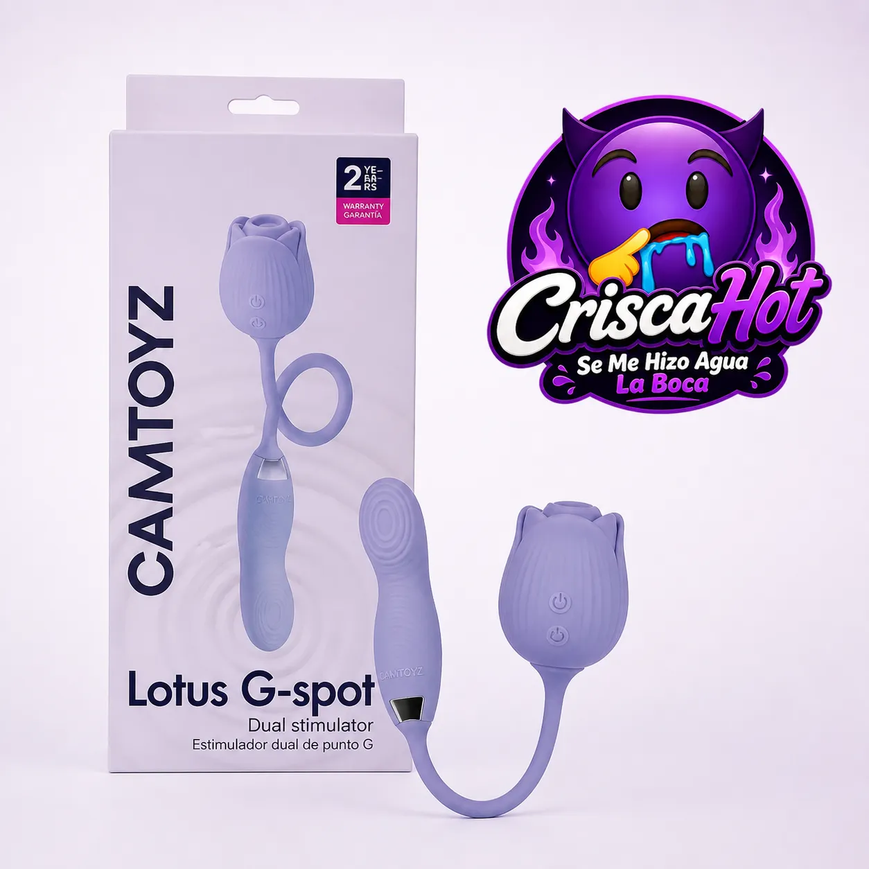 Vibrador Lotus G-spot con Bala Camtoyz - Image 1