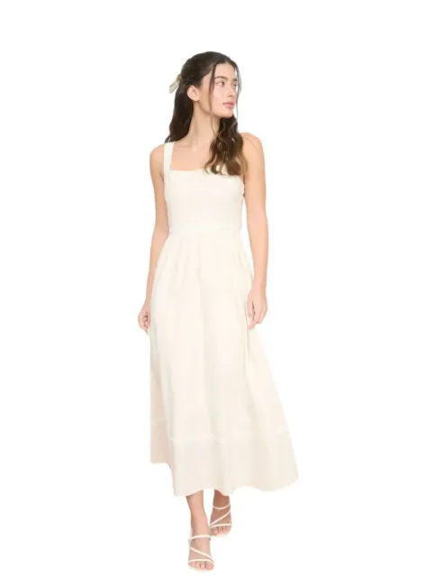 Vestido Mine midi de tirantes para mujer - Image 1