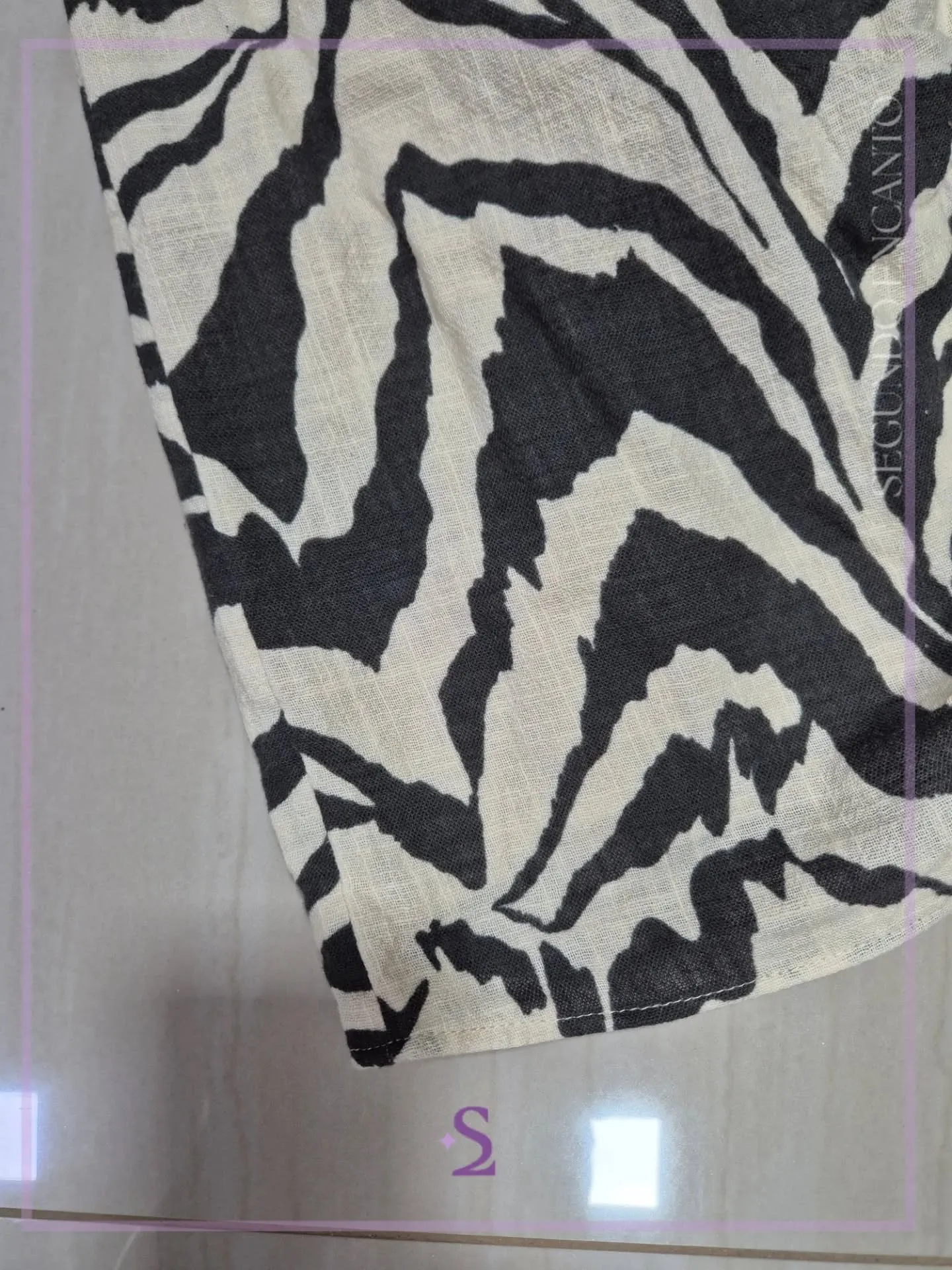 Falda zebra print us6 M - Image 3