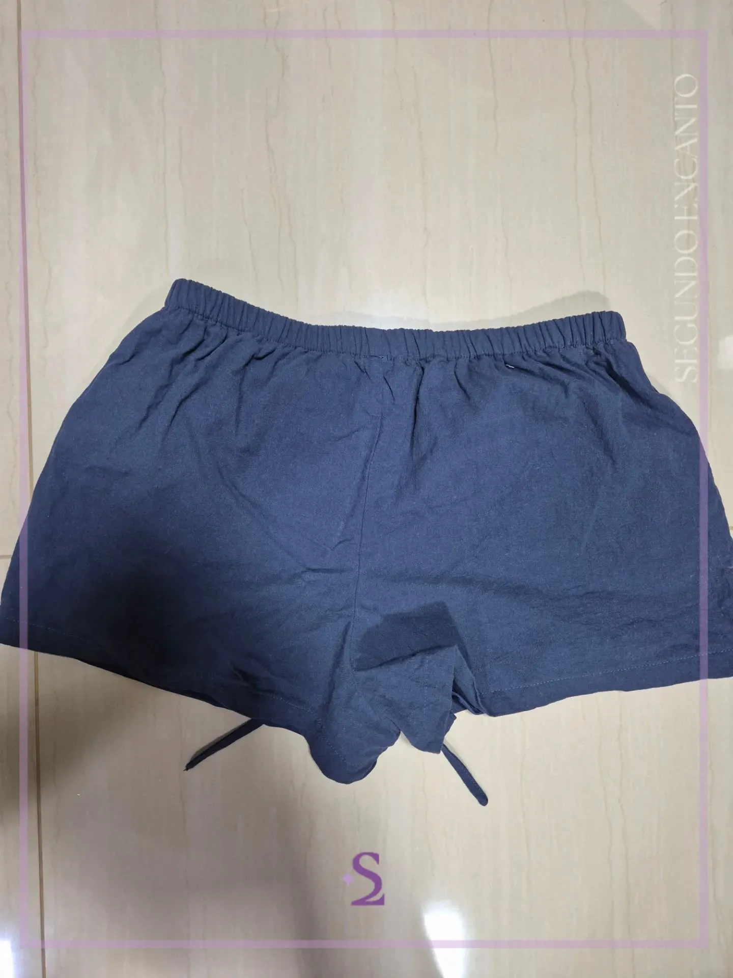Short azul estilo casual L - Image 6
