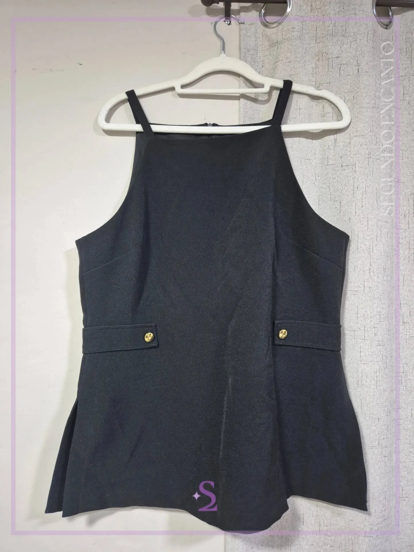 Blusa formal color negro M - Image 1