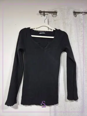 Blusa manga larga tejida L