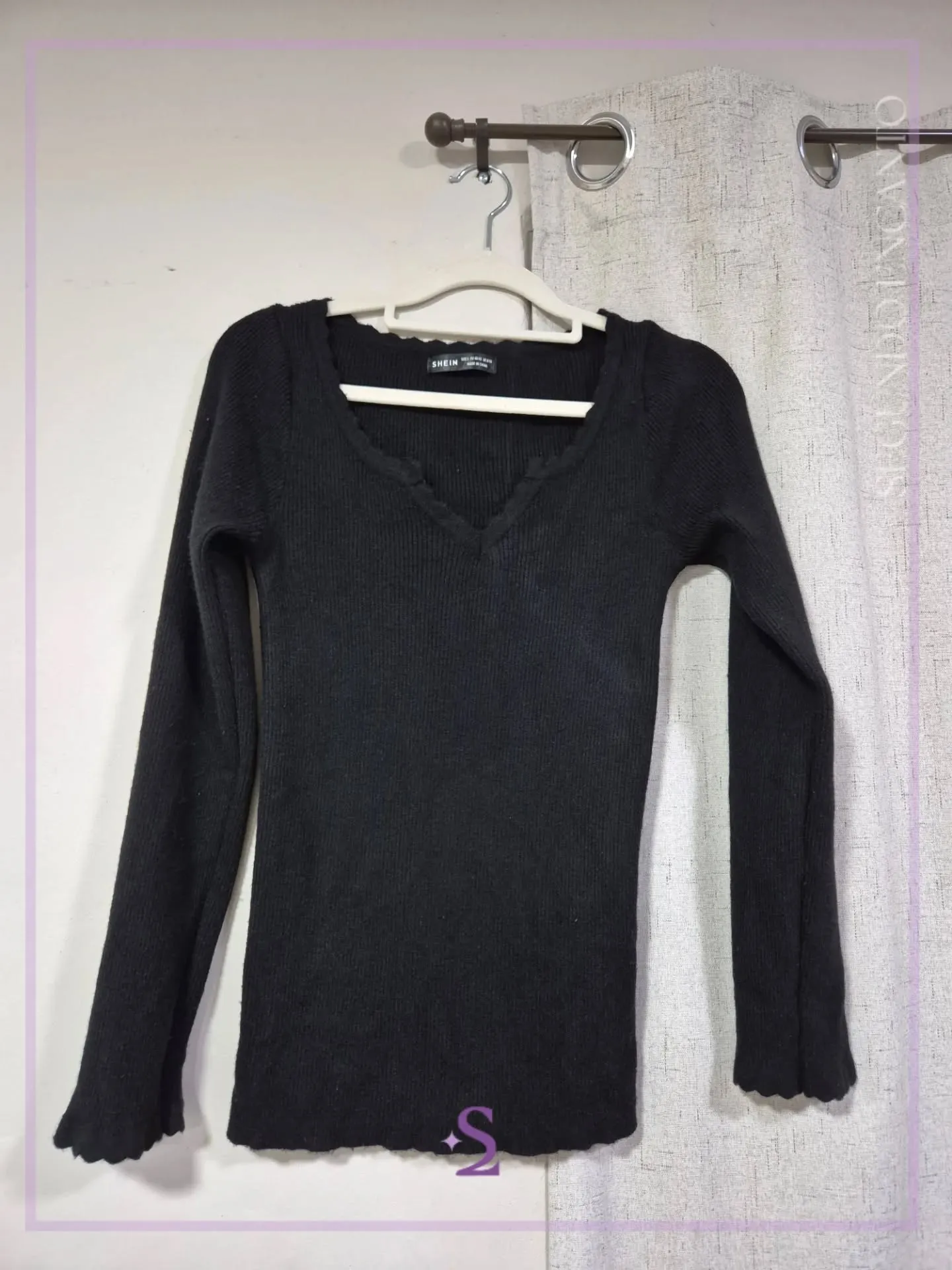Blusa manga larga tejida L - Image 1