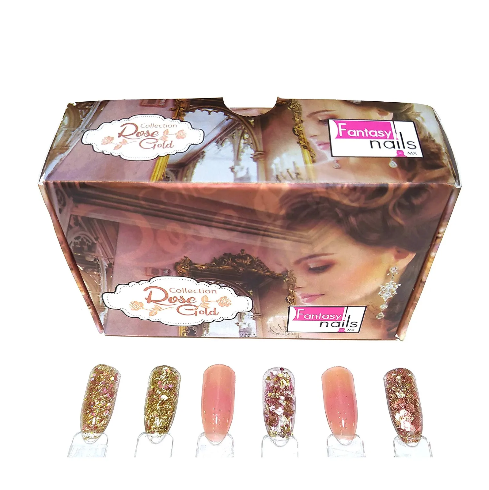 COLECCION ROSE GOLD FANTASY NAILS - imagen 2