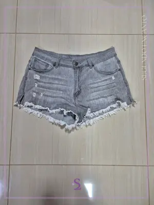 Short corto color gris L