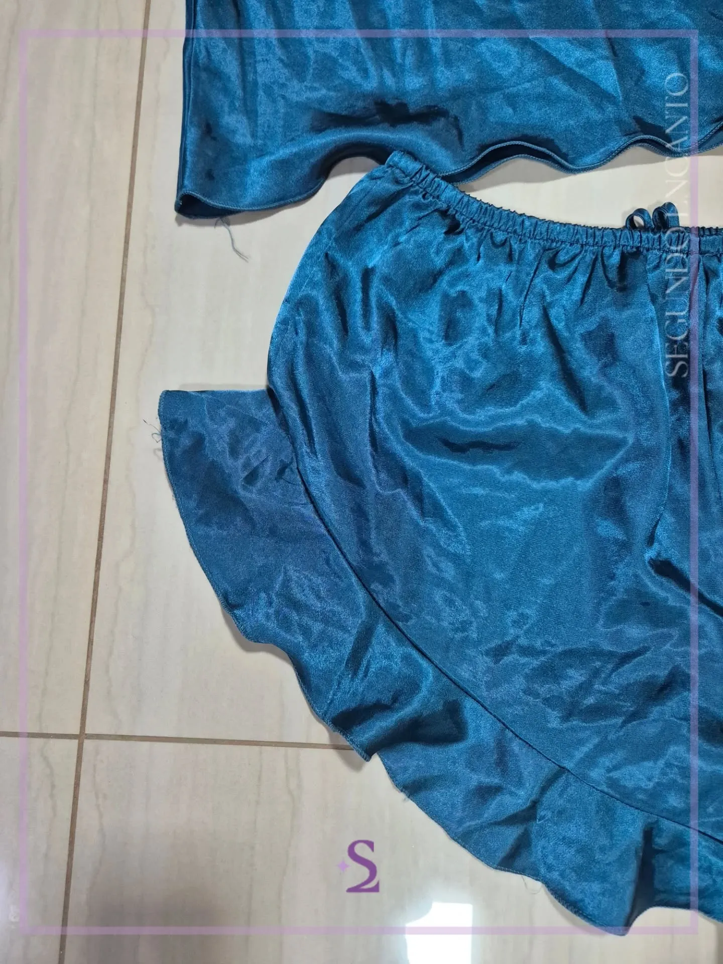 Conjunto pijama azul L - Image 4