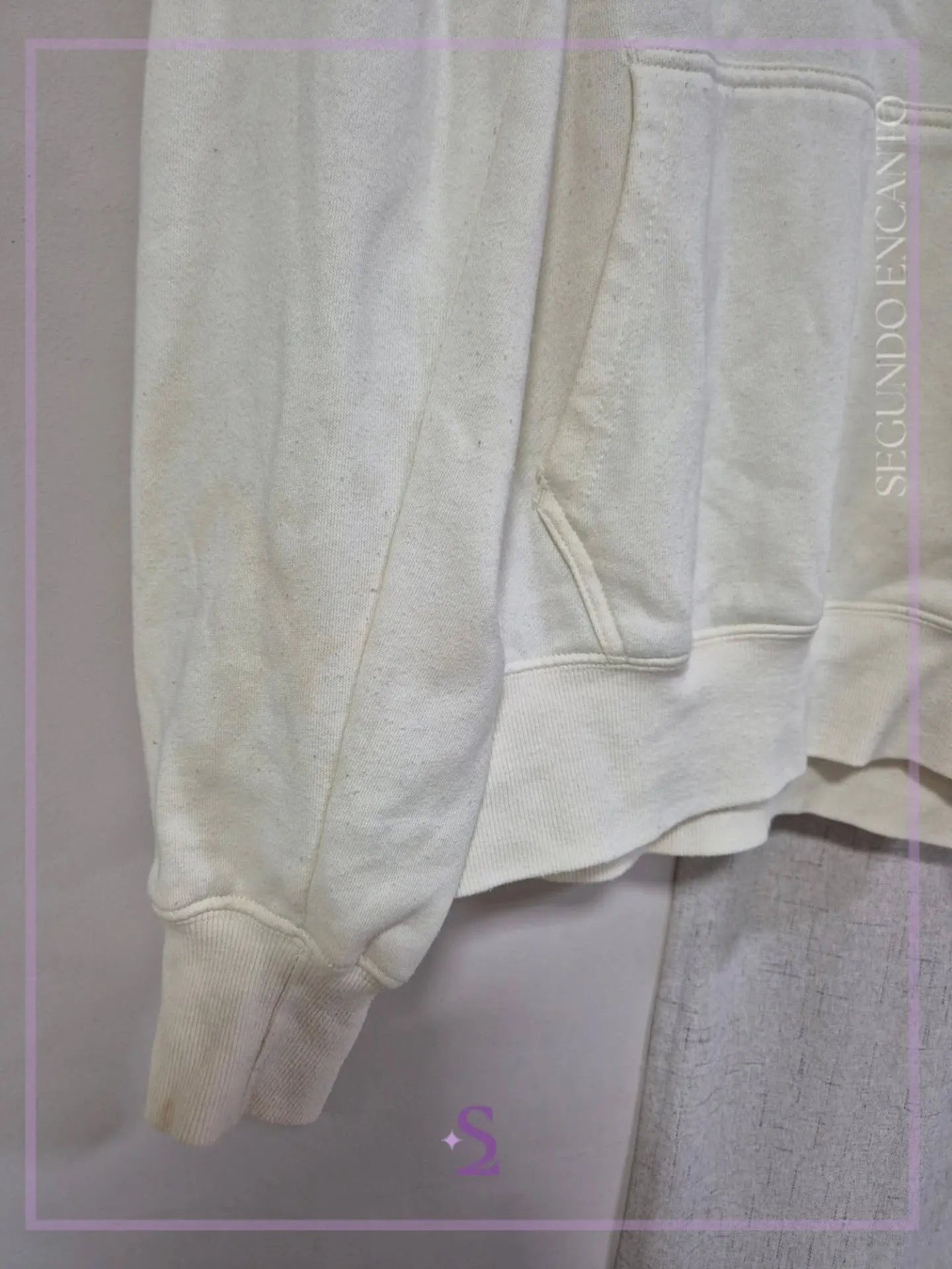 Sueter color crema L grande - Image 6