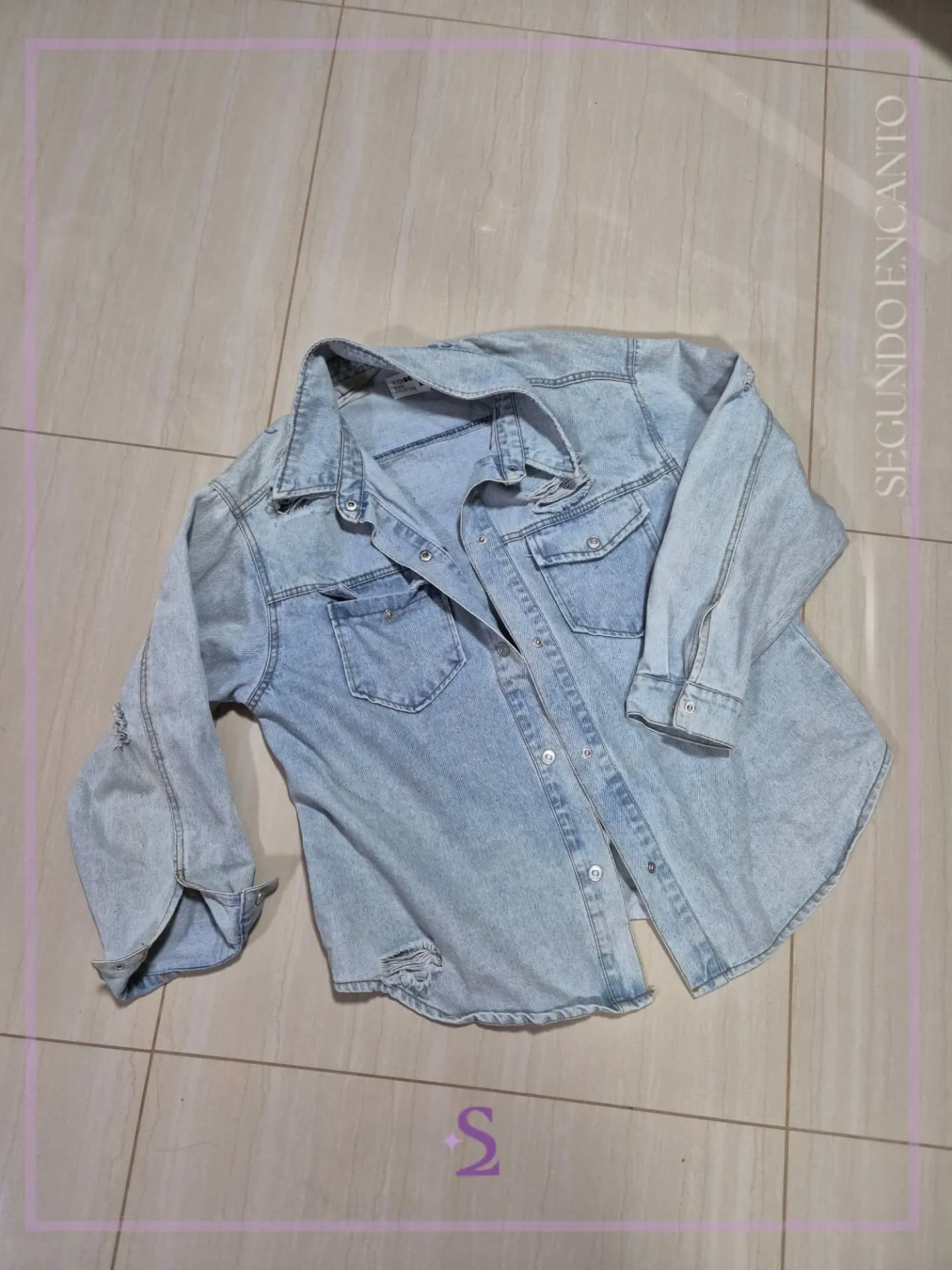 Denim Jacket L oversized - Image 1