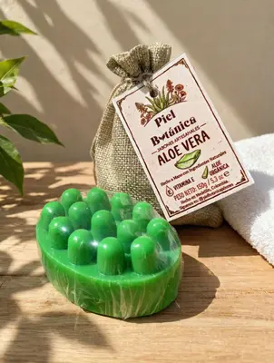 Jabon Masajeador de Aloe vera 130g