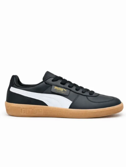 Puma Palermo Black & White Gum - Image 1