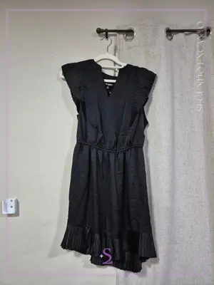 Vestido formal color negro S/M