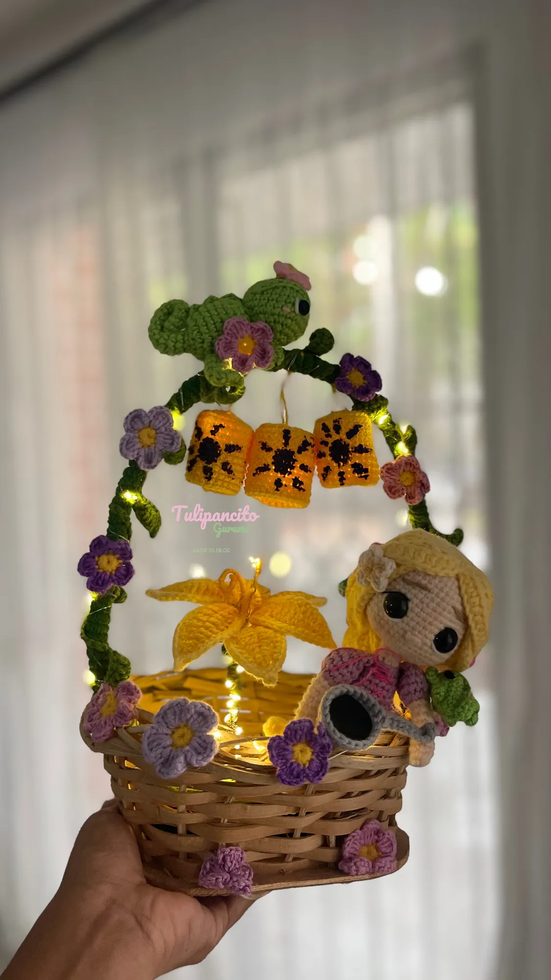 Canasta Princesa Rapunzel 💜👑 - Image 4