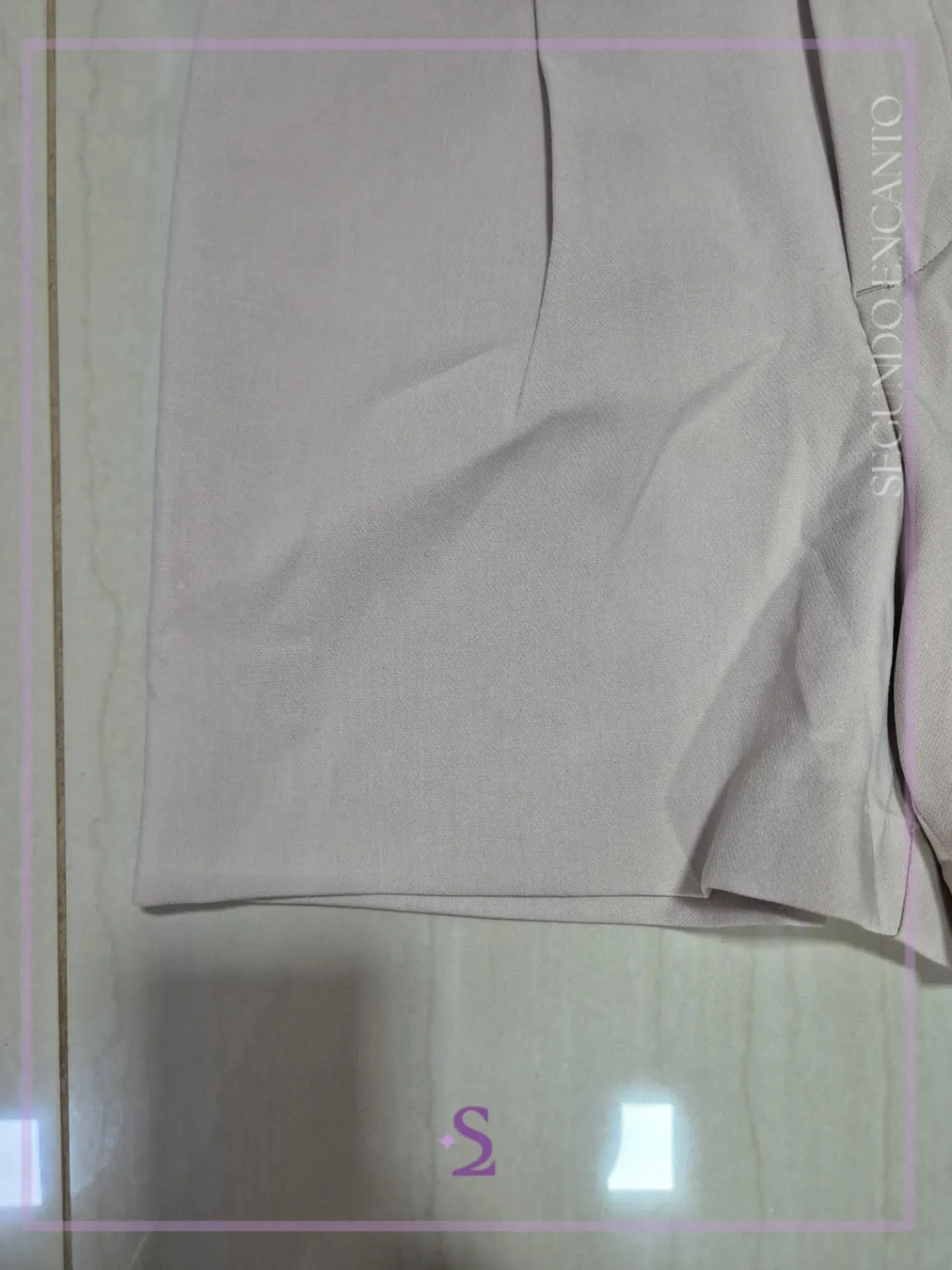 Short formal beige talla 14 XL - Image 3