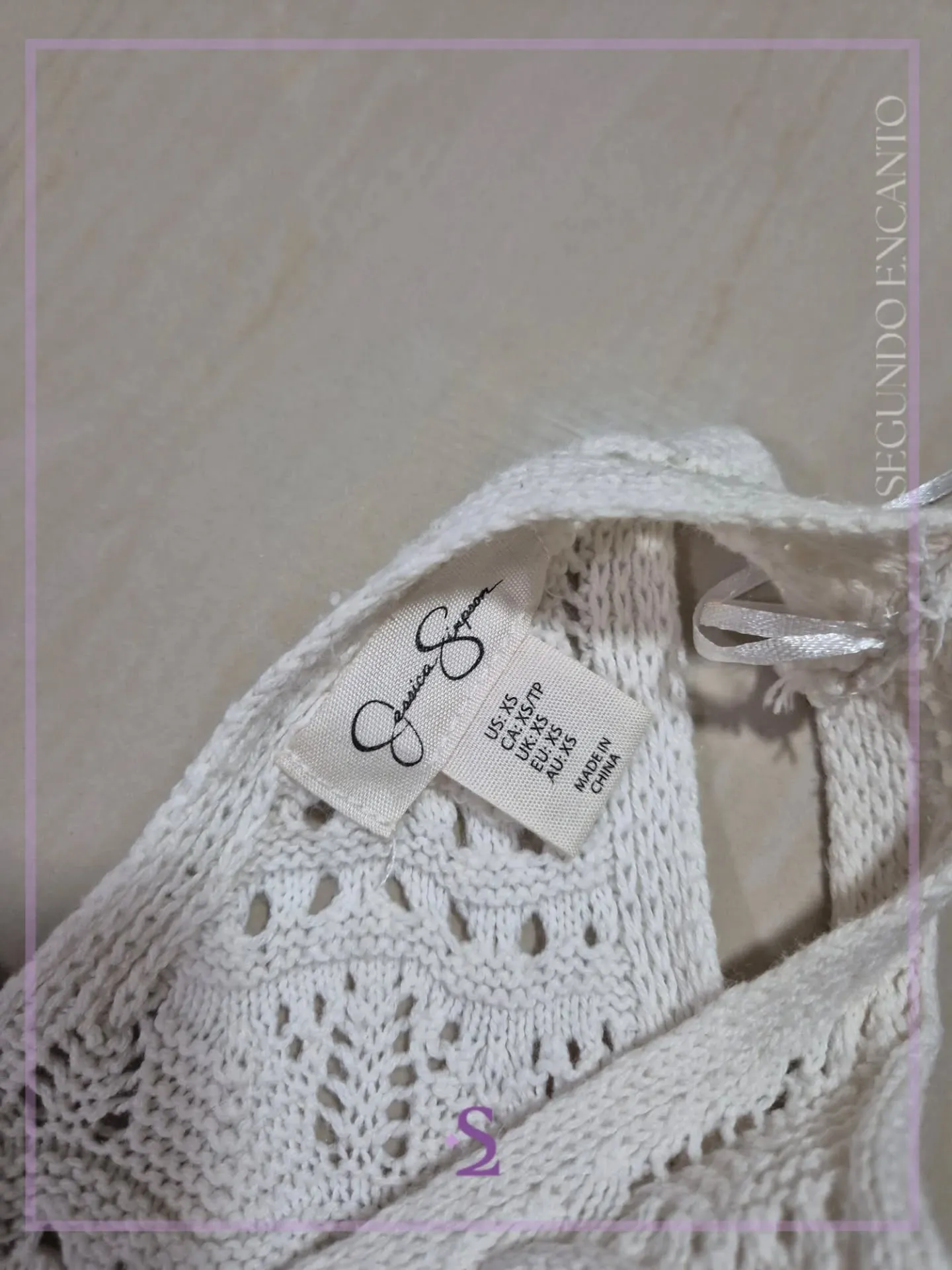 Top tejido blanco XS/S - Image 2